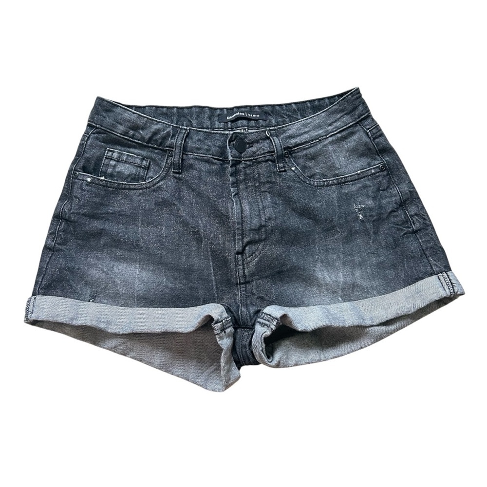 Bluenotes Black High Rise Denim Jean Shorts Spring/Summer Size 26
